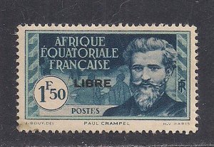 FRENCH EQUATORIAL AFRICA SC# 111    FVF/MOG  1940