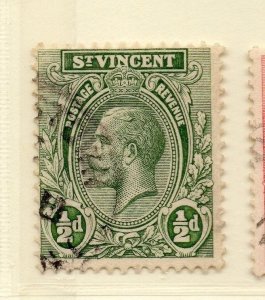 St Vincent 1922 GV Early Issue Fine Used 1/2d. 295331