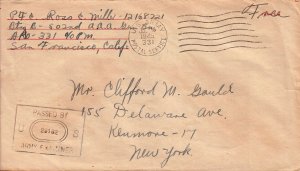 United States A.P.O.'s 6c Monoplane Air Envelope 1945 U.S. Army Postal Servic...