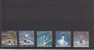 GB 1998 - Lighthouses - SG 2034-2038 - MNH 