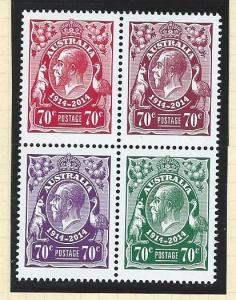 Australia   mnh  block   s.c.#  4124a