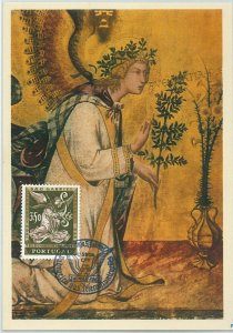 63613 - PORTUGAL - POSTAL HISTORY: MAXIMUM CARD 1962 - ART religion-