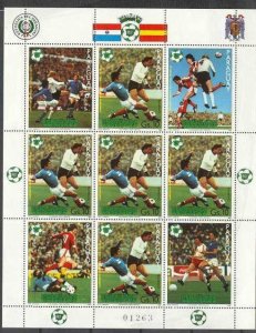 Paraguay Mi.3433 MNH m/s Football-82