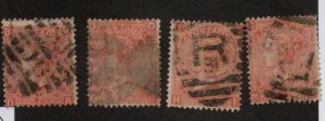 Great Britain 43 Plates 11-14 Used