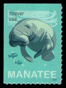 USA 5851 Mint (NH) Manatee Booklet Forever Stamps