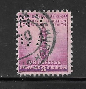 #901 Used Single Perfin