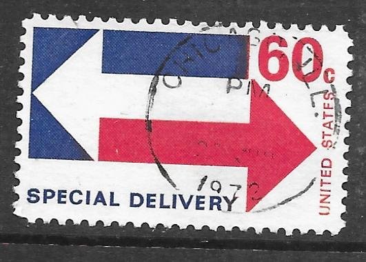 USA E23: 60c Arrows, single, used, VF