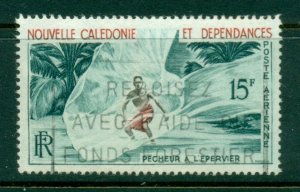 New Caledonia 1962 Fisherman with Throw net 15f FU