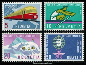 Switzerland Scott 412-415 Mint never hinged.