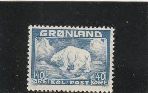 Greenland  Scott#  8  MH  (1946 Polar Bear)