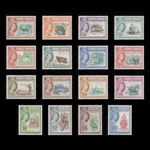 North Borneo 1961 (MNH) Definitives ––