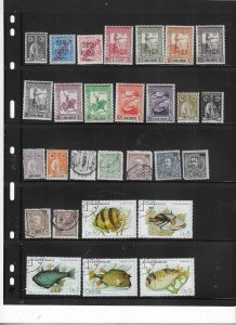 S TOME & PRINCIPE COLLECTION ON STOCK SHEET MINT/USED