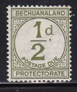 Album Treasures Bechuanaland Protectorate Scott #J4 1/2p Postage Due MLH