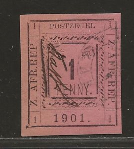 TRANSVAAL SC# 180   VF/CTO