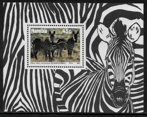 Namibia #696a MNH S/Sheet - Mountain Zebras