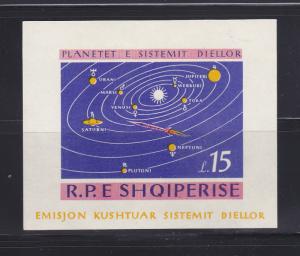 Albania 786 Imperf MNH Space, Solar System, Planets (B)