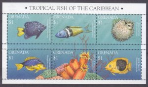 1995 Grenada 3023-3028KL Marine fauna 7,50 €