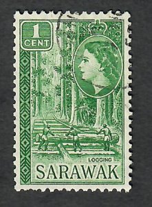 Sarawak #197 used single