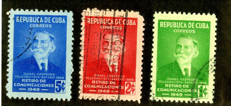 CUBA 438-40   USED   BIN $.40