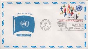 United Nations, First Day Cover, Postal Stationery