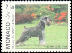 Monaco #1756, Complete Set, 1991, Dogs, Never Hinged