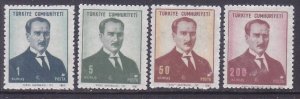 Turkey 1767-70 MNH 1968 Kemal Ataturk Full Set Very Fine