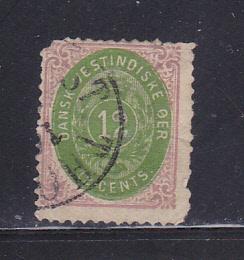 Danish West Indies 11 U Numeral SCV $175.00