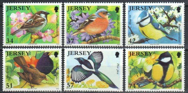 Great Britain-Jersey Stamp 1259-1264  - Birds