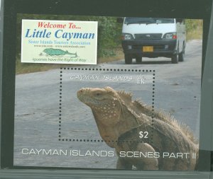 Cayman Islands #1044 Mint (NH) Souvenir Sheet (Fauna)