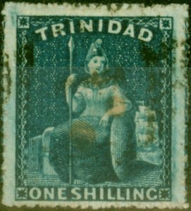 Trinidad 1861 1s Indigo SG58 Fine Used