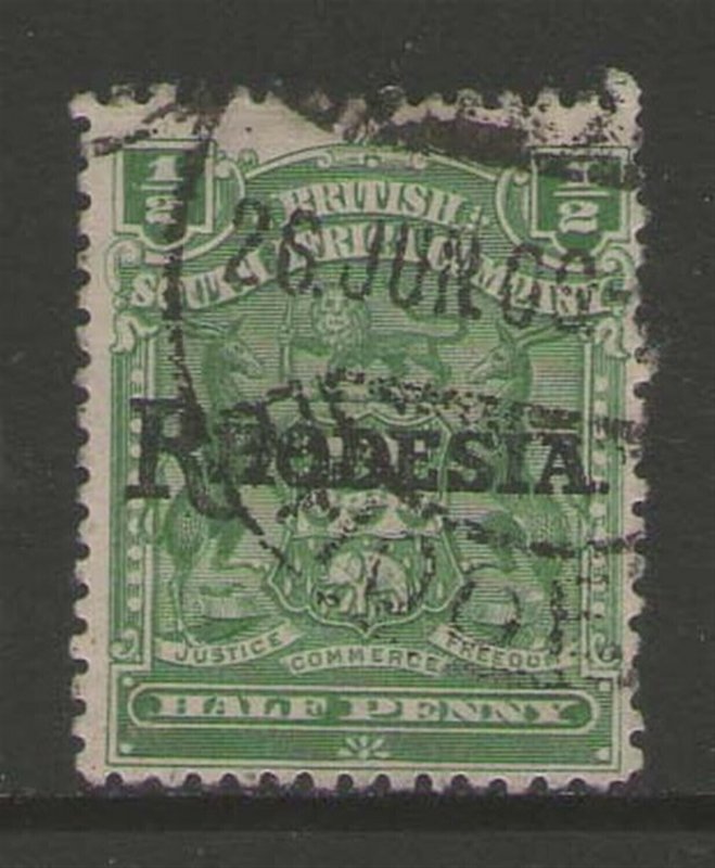Rhodesia 1909 Sc 82 FU