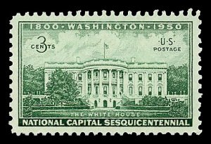 United States #990 Mint nh superb with P.S.E. encapsulated certificate graded...