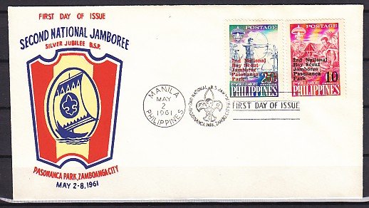 Philippines, 832-833. 2nd National Jamboree issue. First day cover. ^