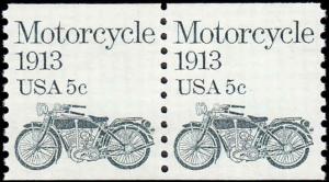 Scott 1899 Motorcycle MNH Pair