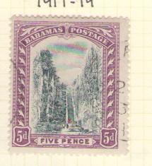 Bahamas Sc 60 1917 5d violet & black Queen's Staircase stamp used