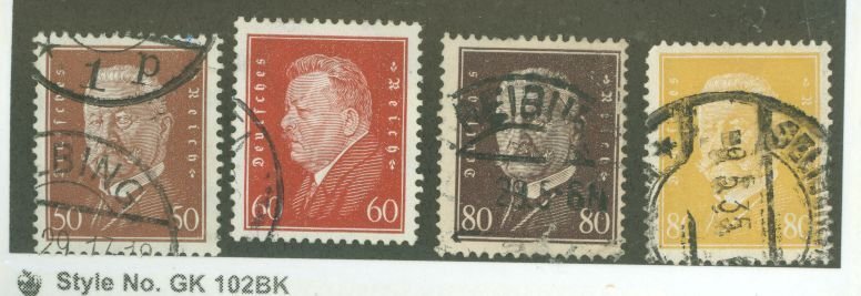 Germany #381-84  Multiple