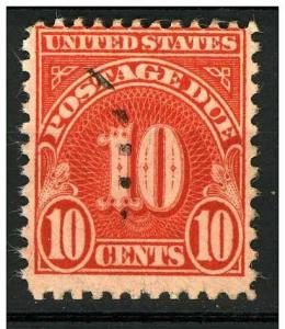 USA postage due 1931 - Scott J84 used - 10c numeral 