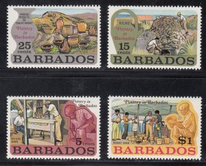 Barbados Scott #380-383 MH