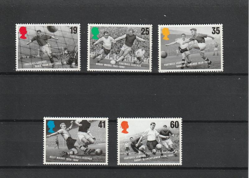 Great Britain  Scott#  1663-7  MNH