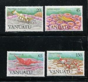 Vanuatu 497-500. MNH, 1974. Marine Life. x29471