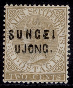 MALAYSIA - Sungei Ujong QV SG30, 2c brown, M MINT. Cat £65.