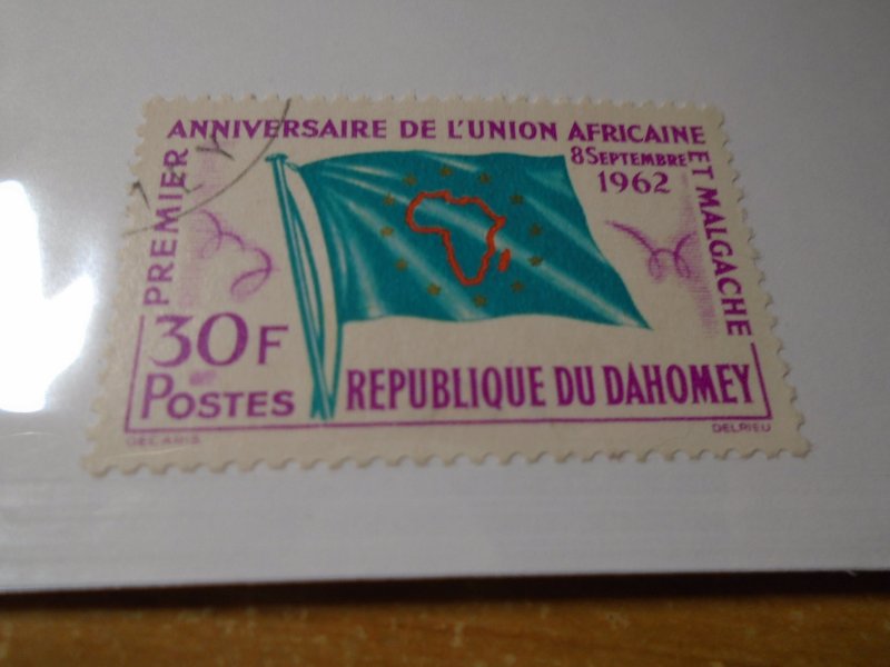 Dahomey  #  155  used