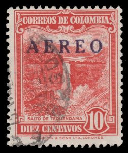 COLOMBIA AIRMAIL STAMP 1953. SCOTT # C231. USED. # 1