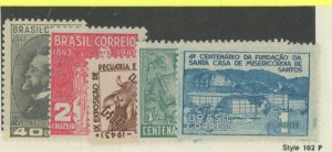 Brazil #613-617 Mint (NH) Single (Complete Set)
