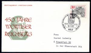 Germany 1063 Typed FDC
