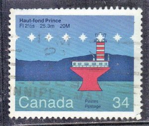 CANADA  SC# 1065  USED  1985  HAUT-FORD PRINCE SEE SCAN