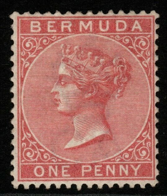 BERMUDA SG22 1883 1d DULL ROSE MTD MINT