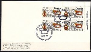 Canada, Scott cat. 680. Royal Canadian Legion. Music Instr. First day cover. ^