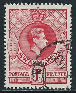 Swaziland, Sc #28, 1d Used