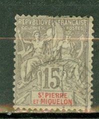 M: St Pierre & Miquelon 68 used CV $65